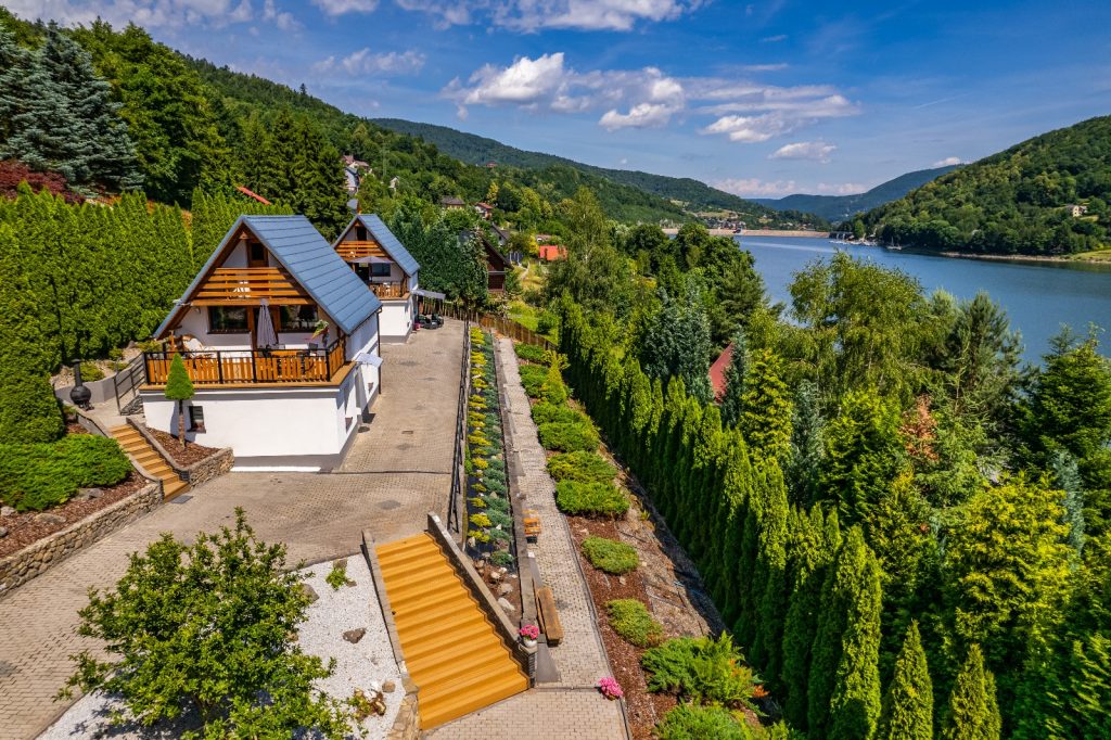 obiekt domki lord & spa z lotu ptaka